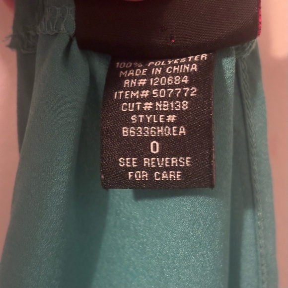 Torrid Fringe Turquoise Racer Back Tank Top Women’s Plus Size 0 - Picture 7 of 7